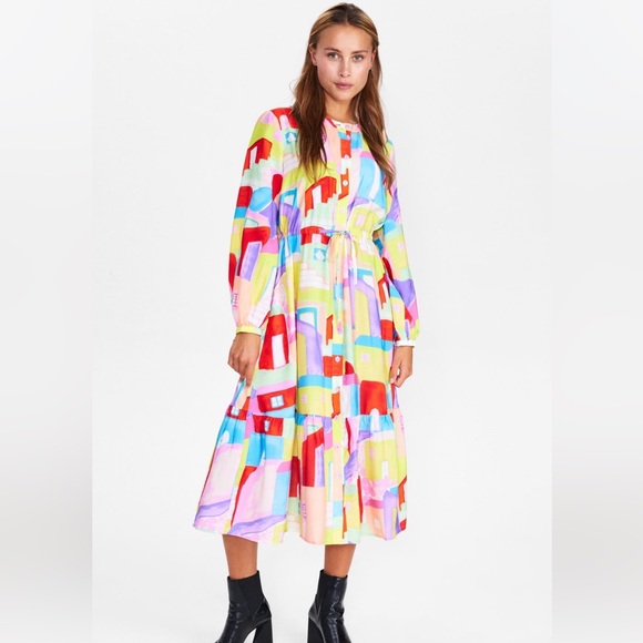 🇩🇰 172$ NUMARION DRESS - Cherry Tomato - Picture 2 of 6